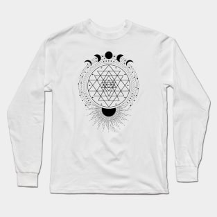 Sri Yantra | Sacred Geometry Long Sleeve T-Shirt